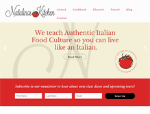 Tablet Screenshot of italiancookingschoolguelph.com